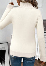 Load image into Gallery viewer, Turtleneck Long Sleeve Sweater