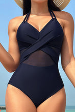 Load image into Gallery viewer, Crisscross Halter Neck One-Piece Swimwear