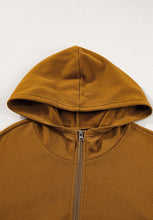 Load image into Gallery viewer, Contrast Half Zip Long Sleeve Hoodie