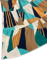 Load image into Gallery viewer, Printed Mock Neck Mini Dress