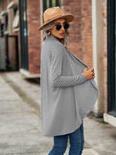 Load image into Gallery viewer, Open Front Long Sleeve Cardigan