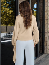 Load image into Gallery viewer, Surplice Neck Long Sleeve Blouse