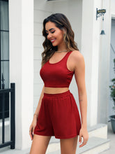 Load image into Gallery viewer, Scoop Neck Tank and Shorts Set