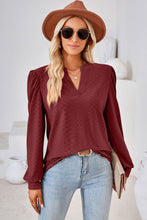 Load image into Gallery viewer, Notched Long Sleeve T-Shirt