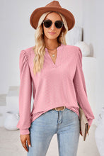 Load image into Gallery viewer, Notched Long Sleeve T-Shirt