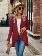 Load image into Gallery viewer, Open Front Long Sleeve Cardigan