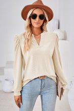 Load image into Gallery viewer, Notched Long Sleeve T-Shirt