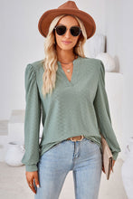 Load image into Gallery viewer, Notched Long Sleeve T-Shirt