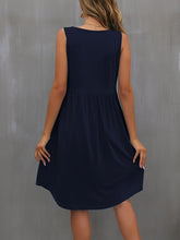 Load image into Gallery viewer, Round Neck Wide Strap Dress