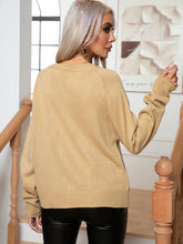 Load image into Gallery viewer, Cable-Knit Long Sleeve Sweater