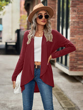 Load image into Gallery viewer, Open Front Long Sleeve Cardigan