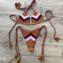 Load image into Gallery viewer, Pure Cotton Hand Crochet Bikini
