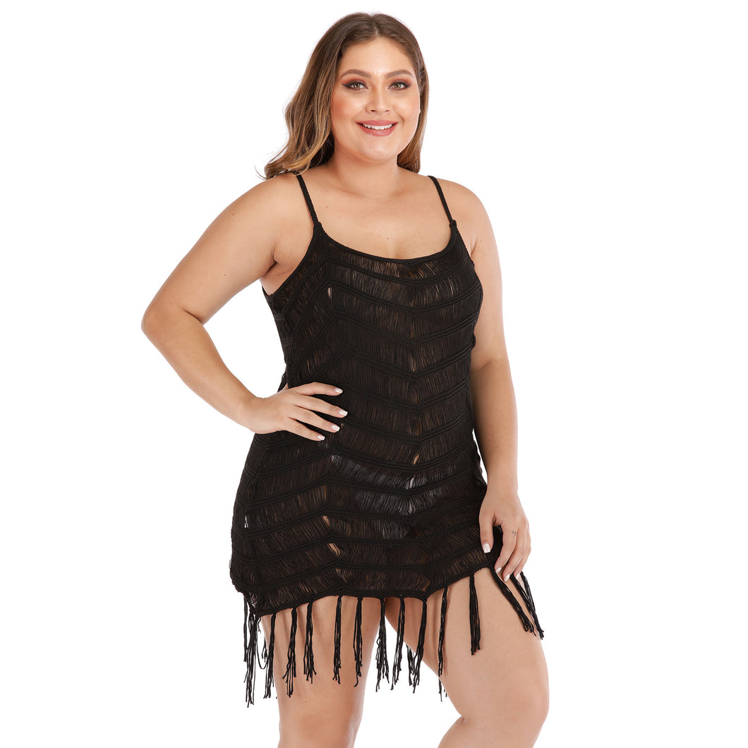 Tassel Hem Cover Up