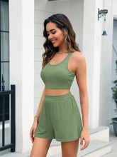 Load image into Gallery viewer, Scoop Neck Tank and Shorts Set
