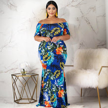 Load image into Gallery viewer, Floral Leaf Printed Maxi Dress
