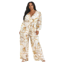 Load image into Gallery viewer, Print Belted Jumpsuit
