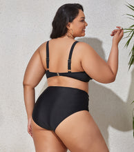 Load image into Gallery viewer, Ruched High-Waist Two Piece Swimsuit
