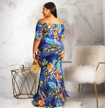 Load image into Gallery viewer, Floral Leaf Printed Maxi Dress
