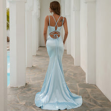 Load image into Gallery viewer, V-Neck Fishtail Gown
